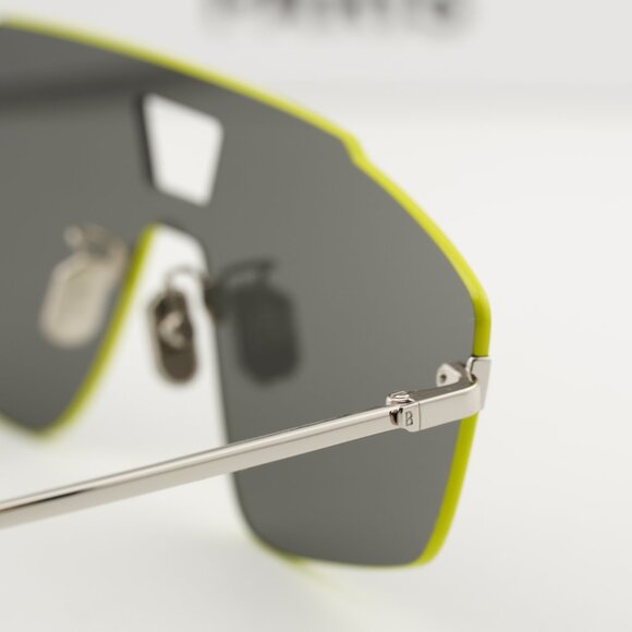 Berluti BL40019U 16D Shield Sunglasses - Palladium/Yellow/Grey main image 10